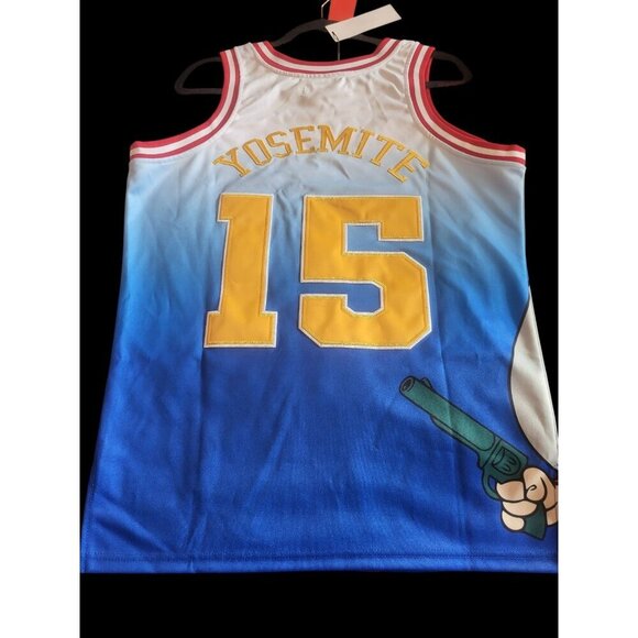 NWT $110 Denver Nuggets Yosemite Sam Headgear Classic Jersey Size S - Picture 4 of 10